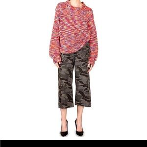 Multicolor Women's Crew Neck Sweater